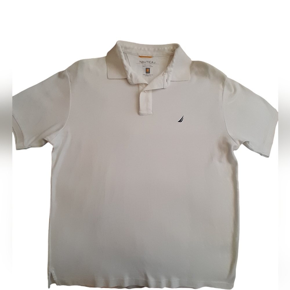 Nautica Men's White Polo Shirt